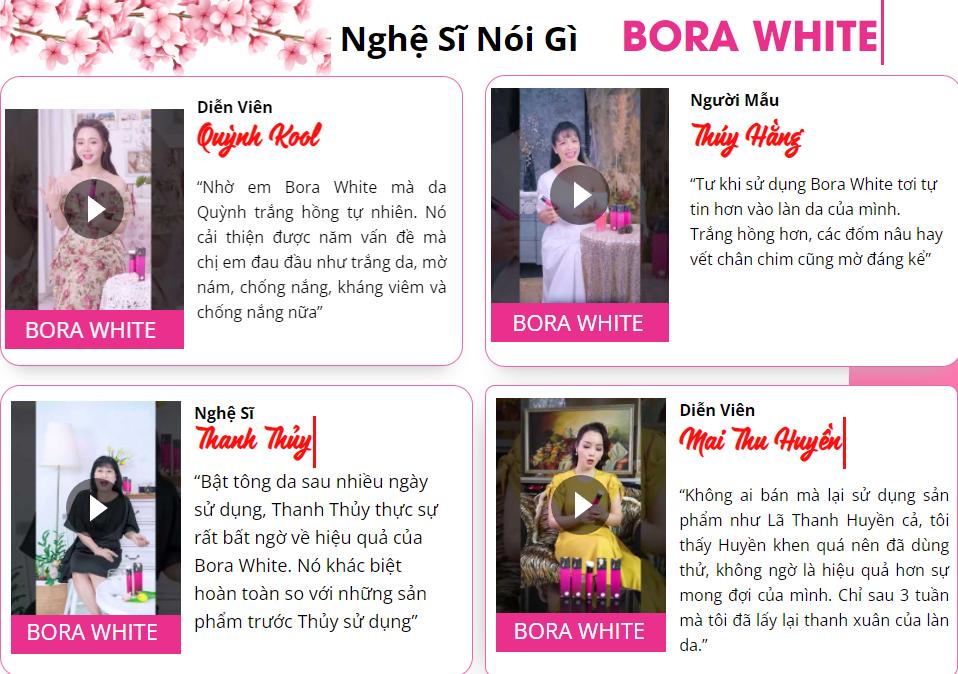vien sui uong trang sang da bora white co tot khong